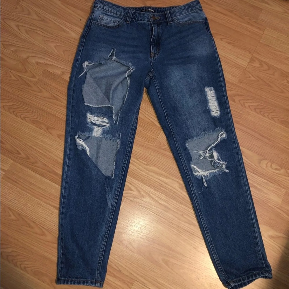 Fashion nova dark wash jeans